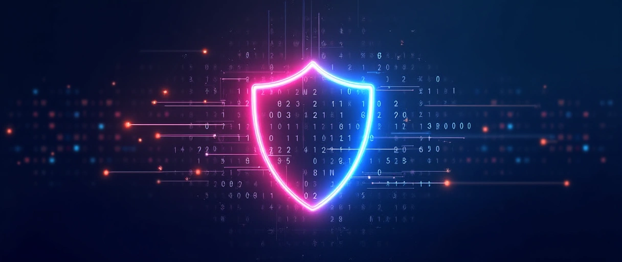 Abstract image representing digital privacy and security